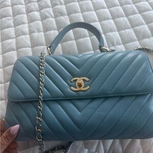 Chanel Blue Quilted Women's Bag